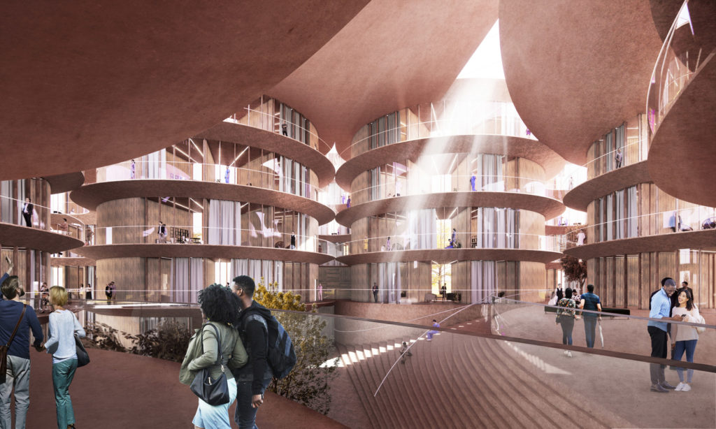 Render interno del Danish Neuroscience Center