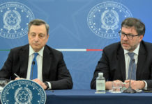 I Ministri Draghi e Giorgetti presentano il Decreto Aiuti