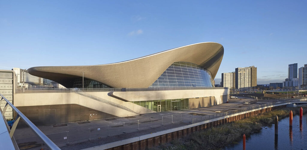 5 opere di Zaha Hadid: London Aquatics Centre