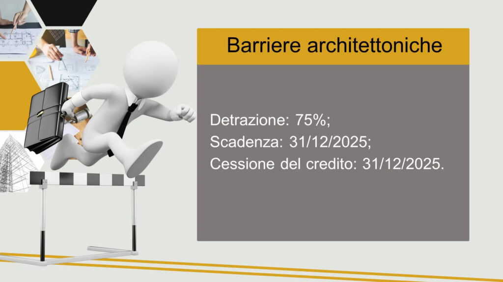 Infografica del Bonus Barriere Architettoniche