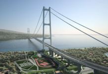 Render del Ponte sullo Stretto di Messina