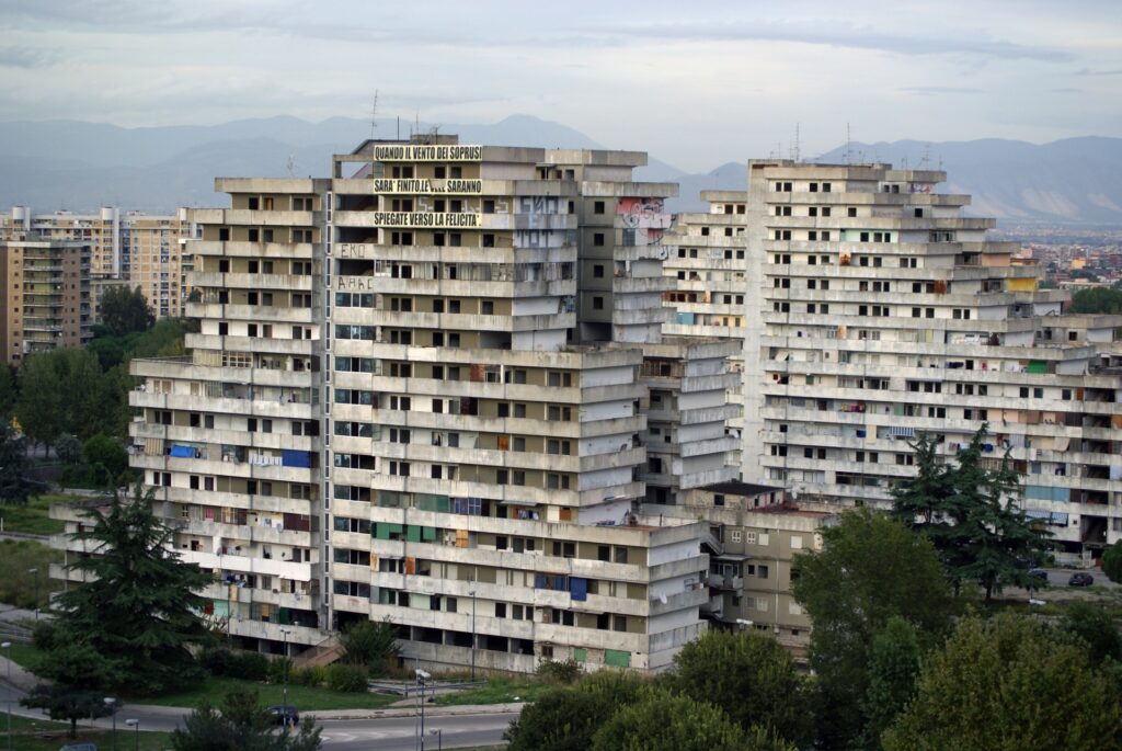 Veduta delle Vele di Scampia