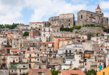 Veduta del paese di Castaglione di Sicilia