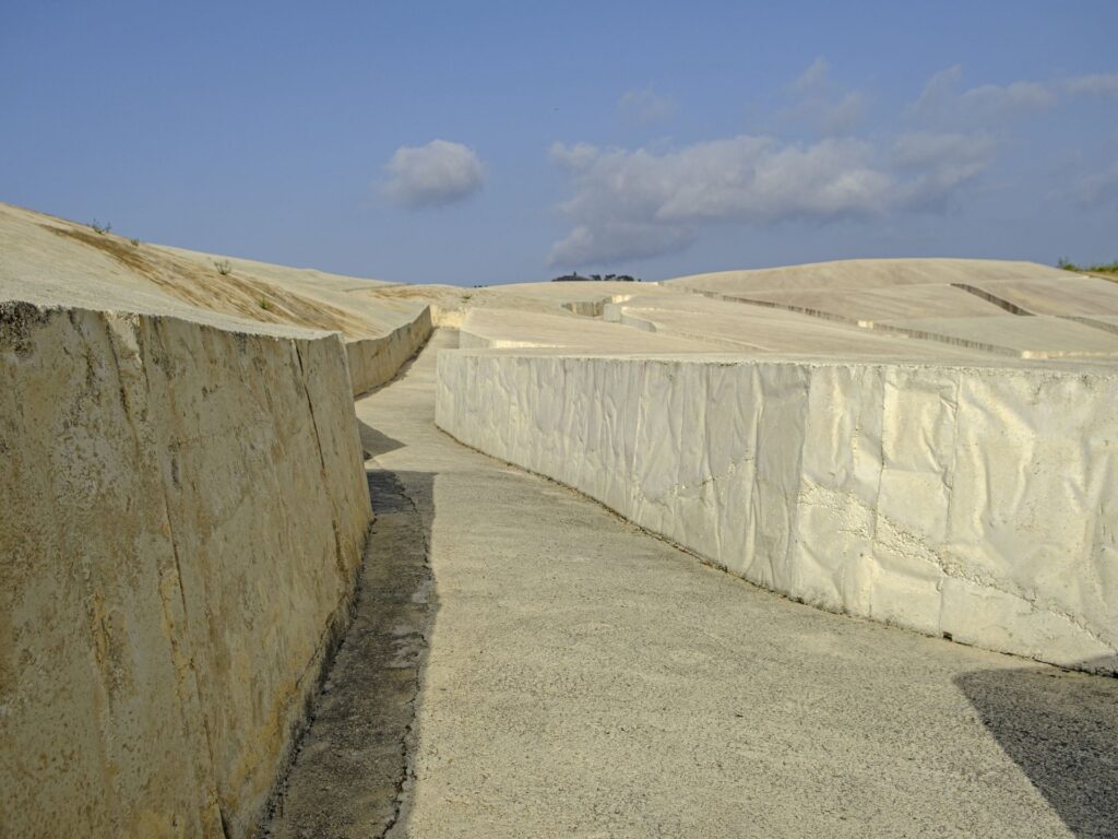 Gibellina, dettaglio del Cretto di Burri