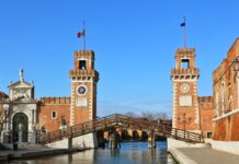 Venezia, l'ingresso al complesso dell'Arsenale