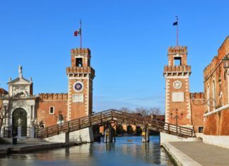 Venezia, l'ingresso al complesso dell'Arsenale