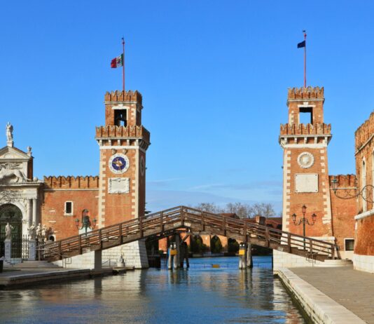 Venezia, l'ingresso al complesso dell'Arsenale