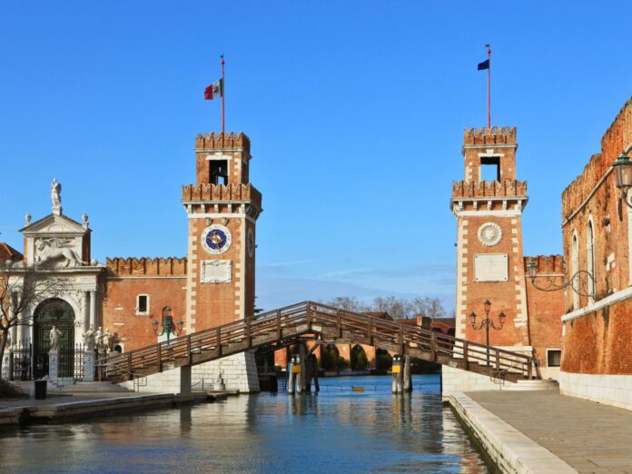 Venezia, l'ingresso al complesso dell'Arsenale